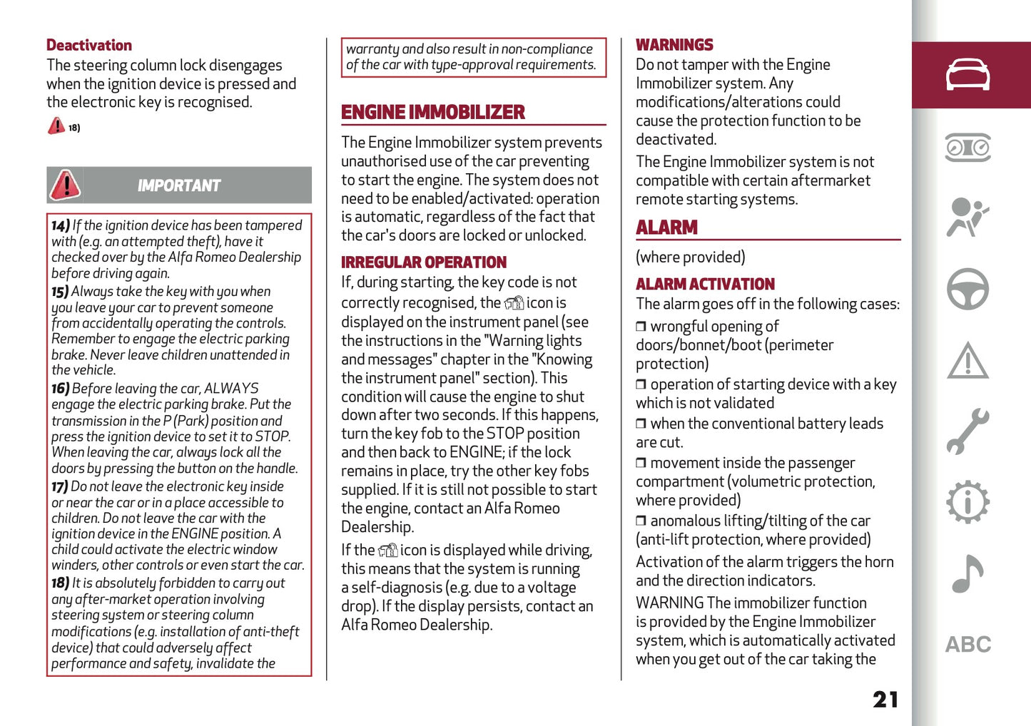 2024-2025 Alfa Romeo Tonale Owner's Manual | English