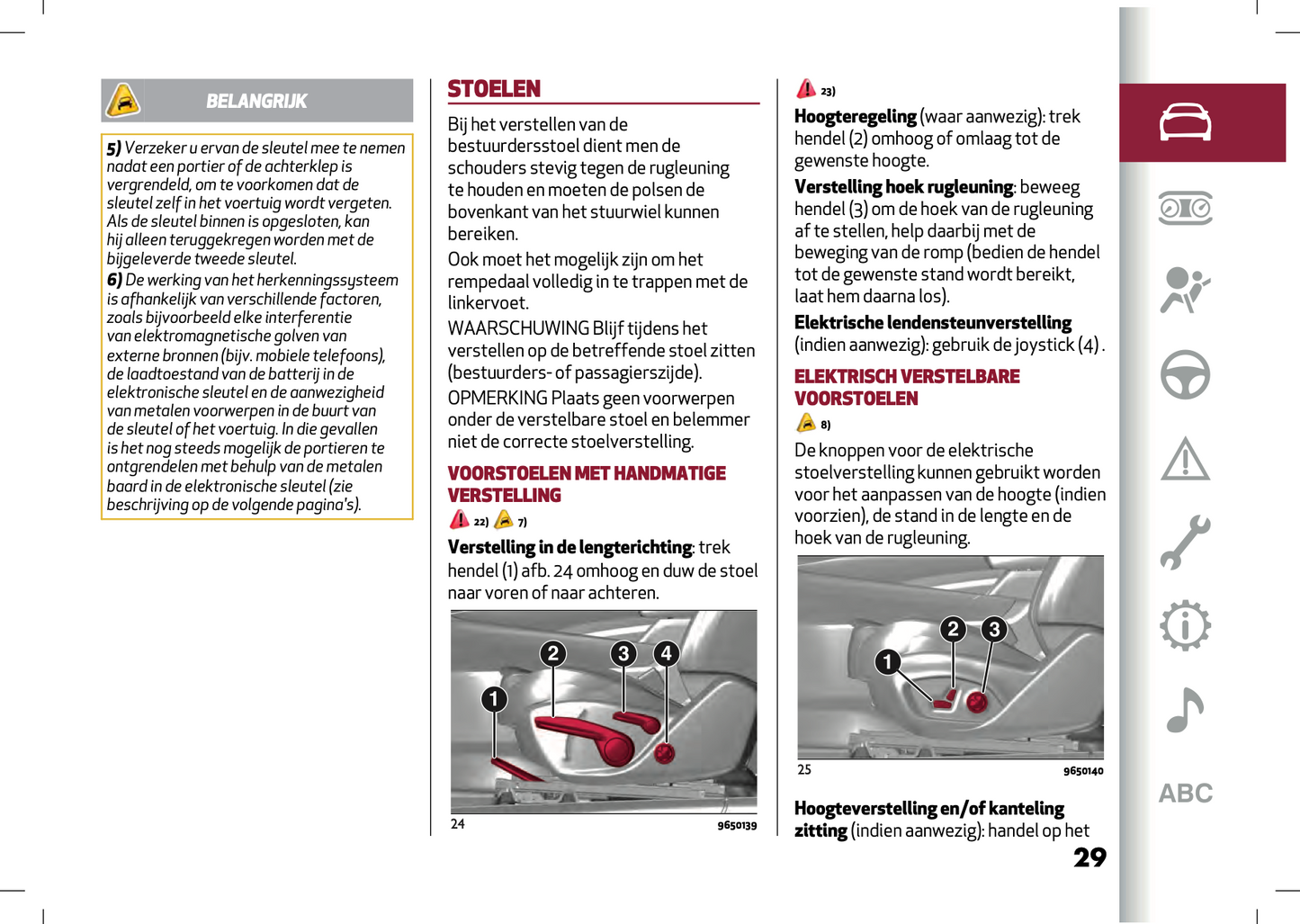 2024 Alfa Romeo Tonale Owner's Manual | Dutch