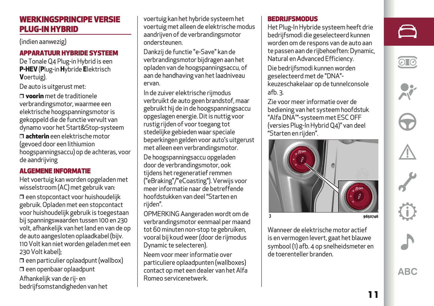 2024-2025 Alfa Romeo Tonale Gebruikershandleiding | Nederlands