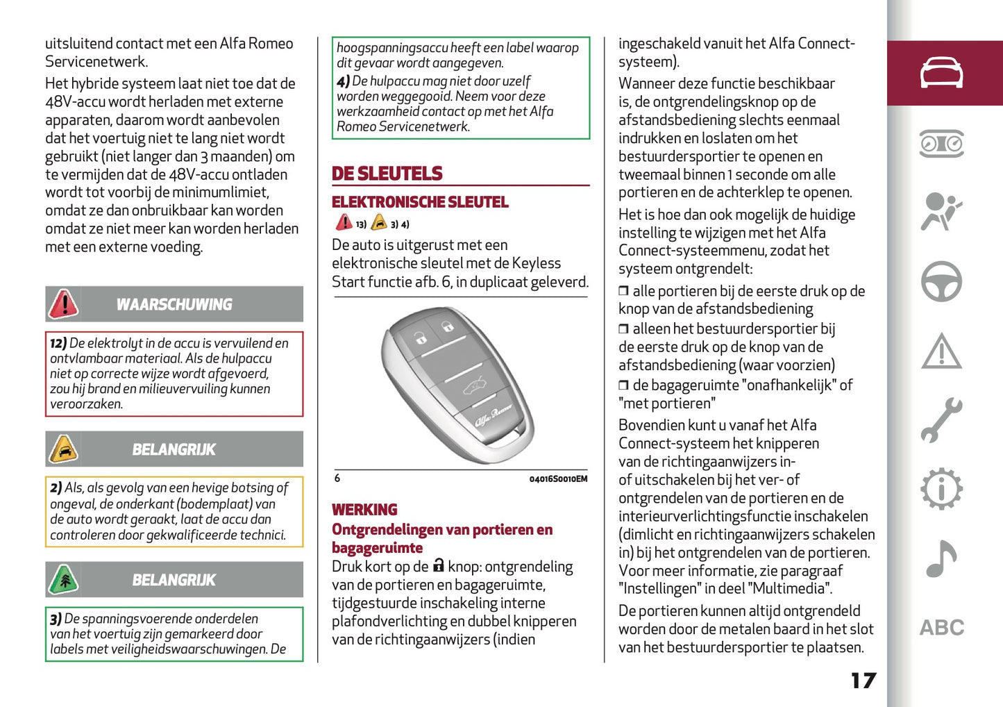 2024-2025 Alfa Romeo Tonale Gebruikershandleiding | Nederlands