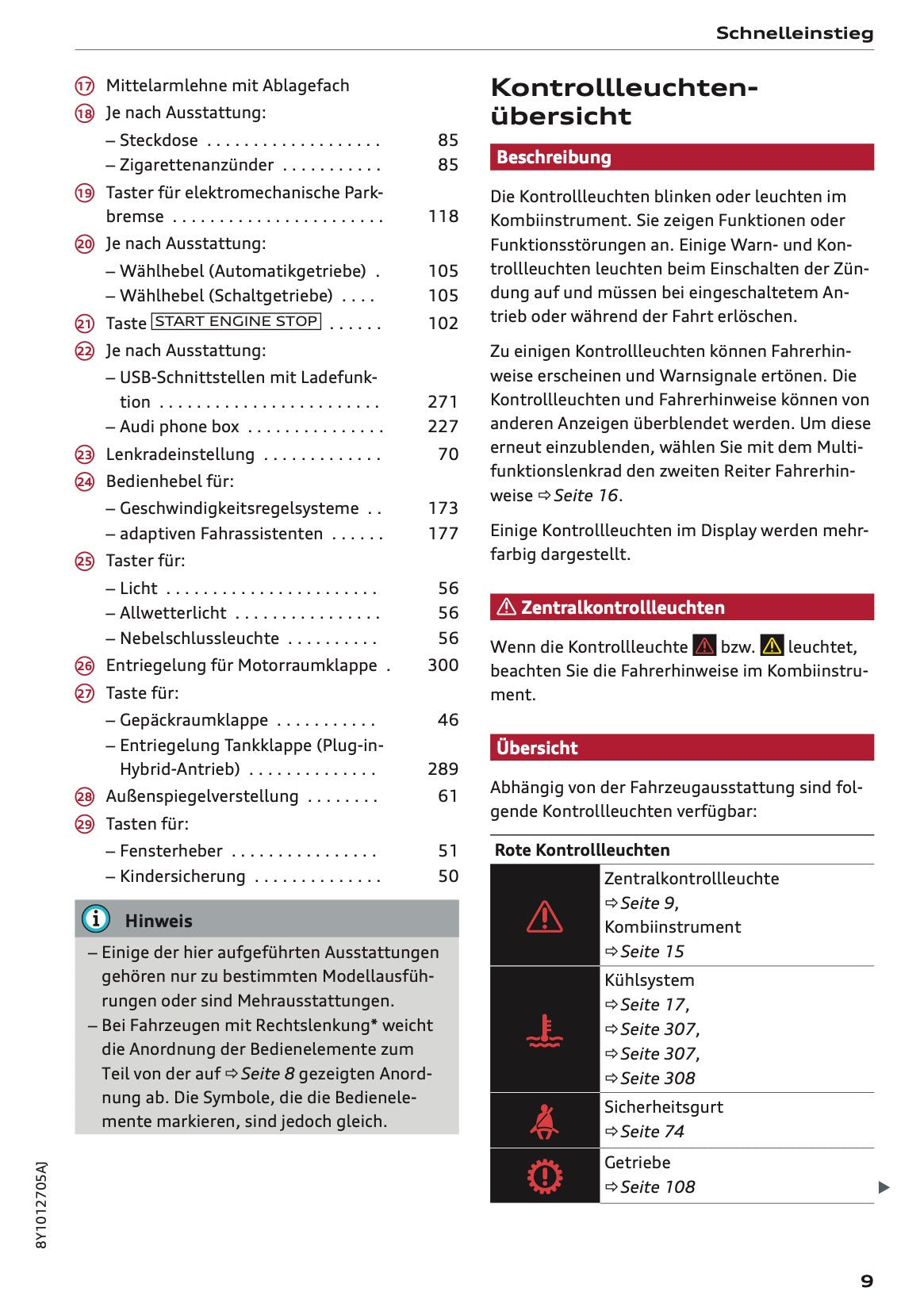 2025-2026 Audi A3 Owner's Manual | German