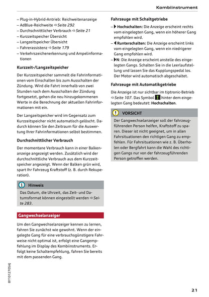 2025-2026 Audi A3 Owner's Manual | German