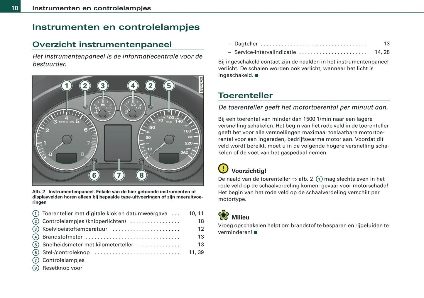 2007-2008 Audi A3 Owner's Manual | Dutch