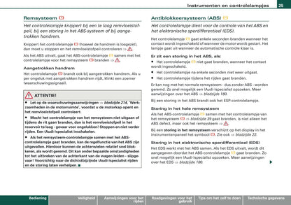 2007-2008 Audi A3 Owner's Manual | Dutch