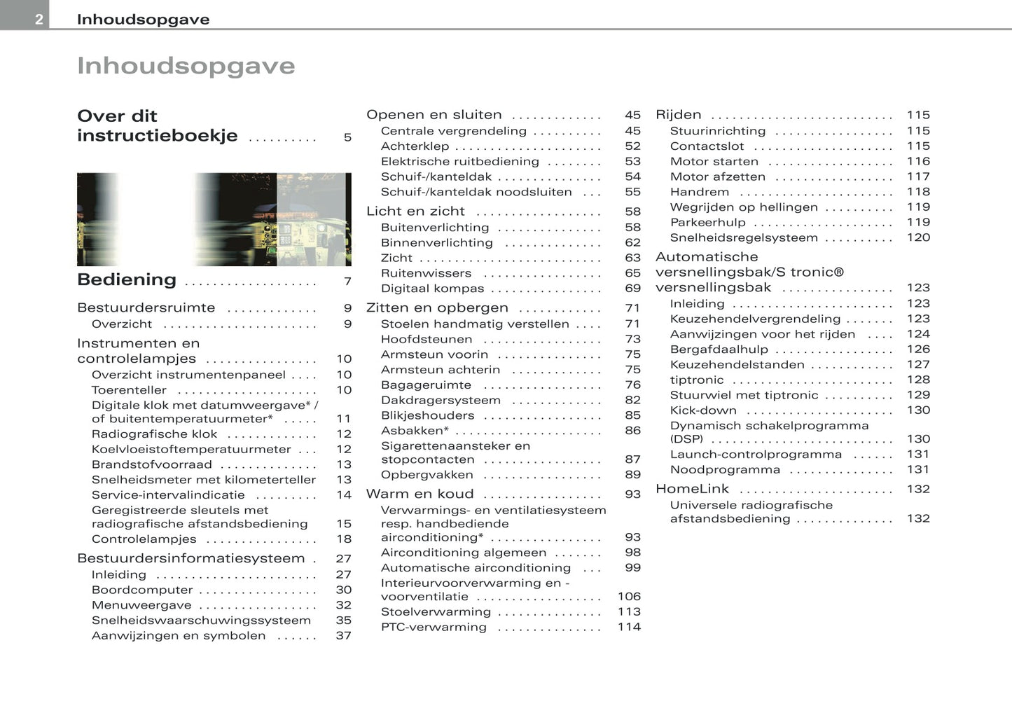 2007-2008 Audi A3 Owner's Manual | Dutch