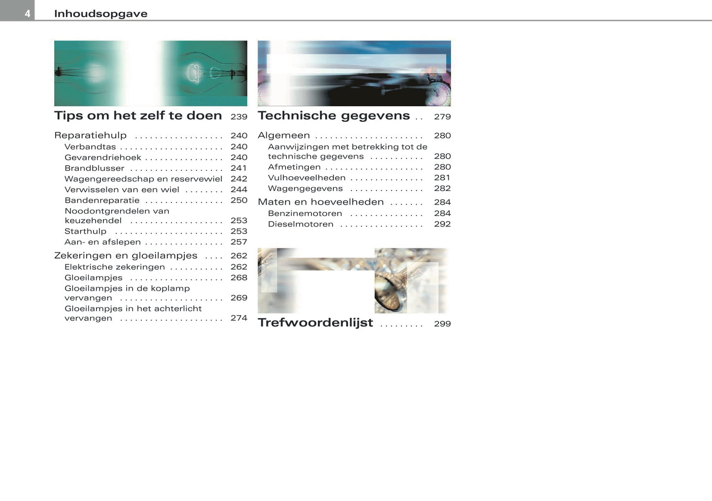 2007-2008 Audi A3 Owner's Manual | Dutch