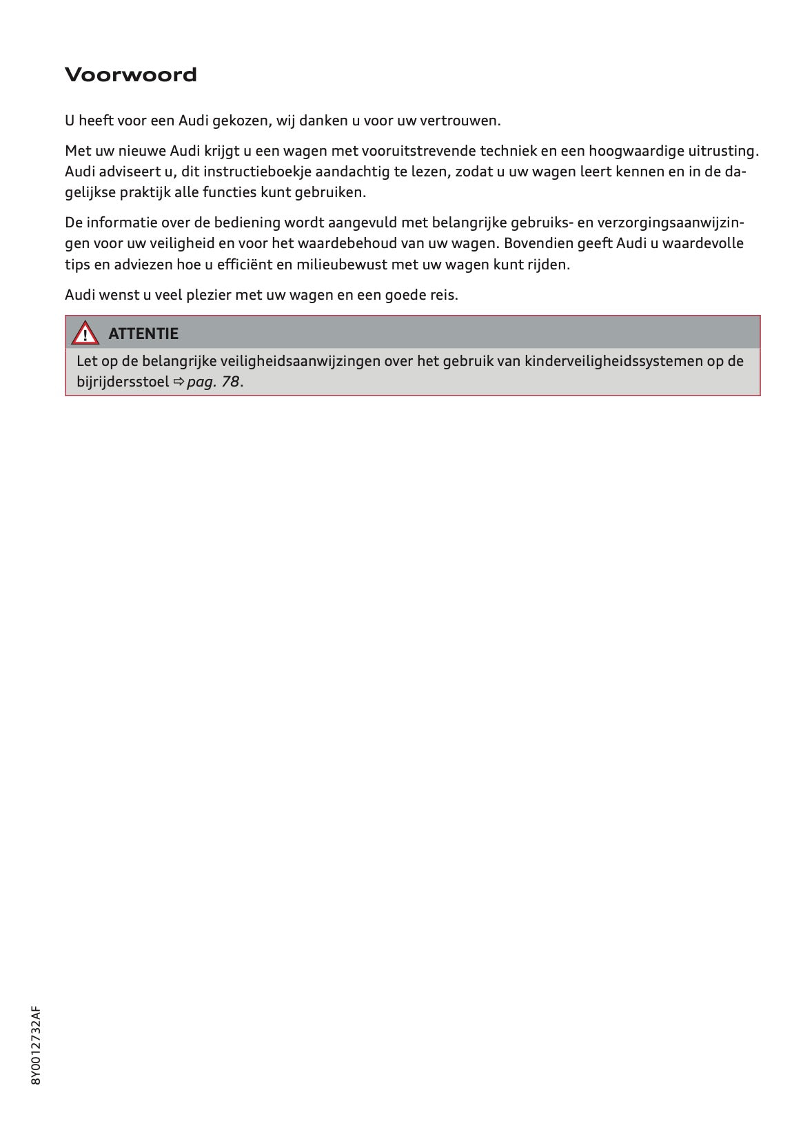2021 Audi A3 Owner's Manual | Dutch