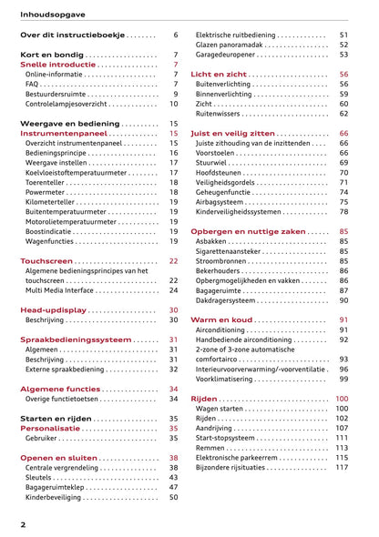 2021 Audi A3 Owner's Manual | Dutch