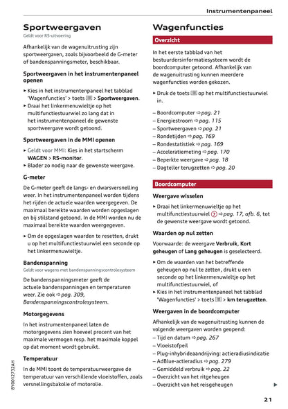 2022 Audi A3 Owner's Manual | Dutch