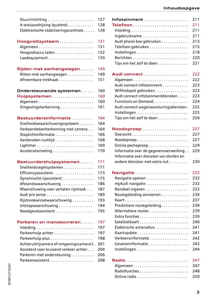 2022 Audi A3 Owner's Manual | Dutch