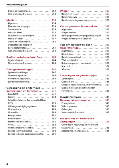 2022 Audi A3 Owner's Manual | Dutch