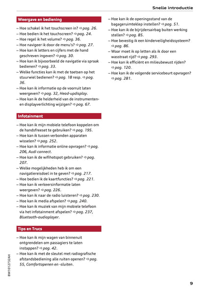 2021-2022 Audi A4 Owner's Manual | Dutch