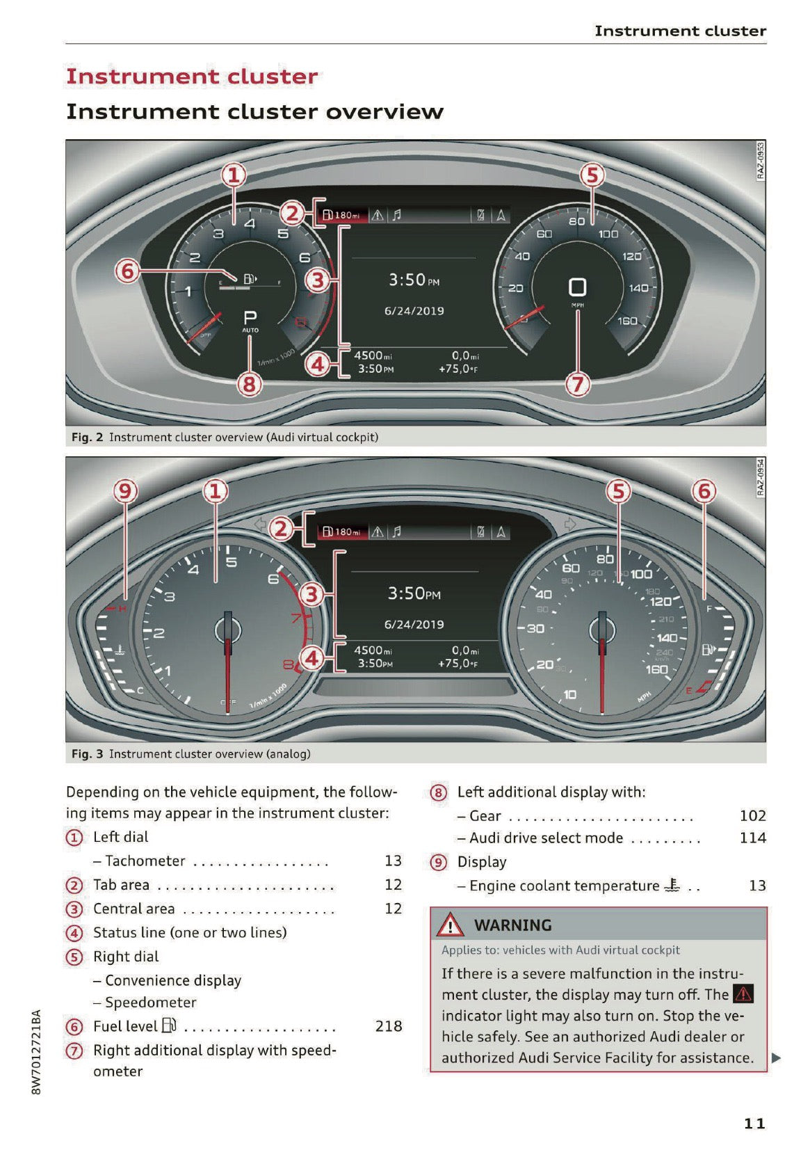 2020 Audi A5 Owner's Manual | English US