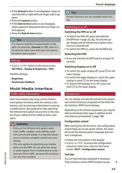 2024 Audi A7 Owner's Manual | English US