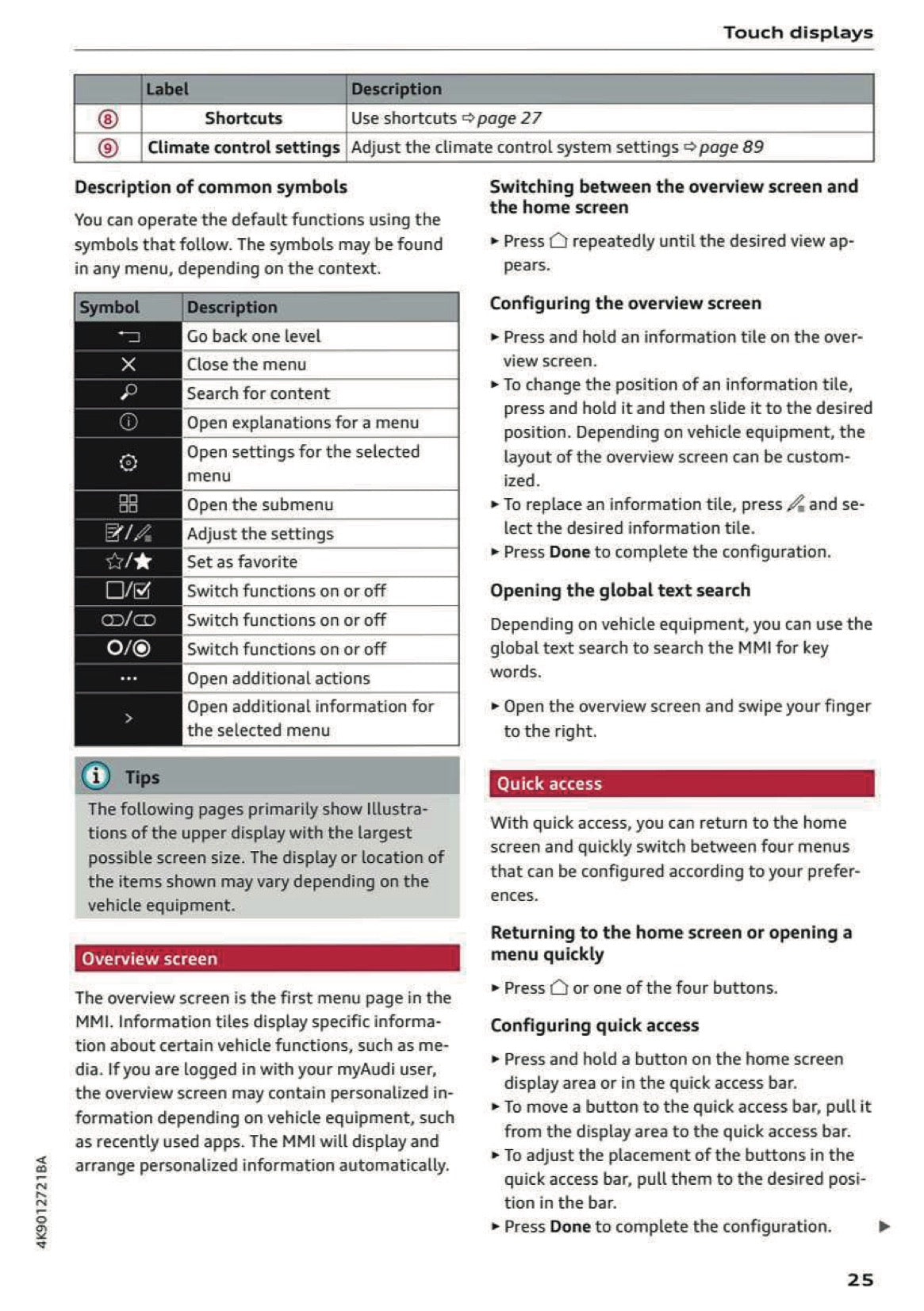 2024 Audi A7 Owner's Manual | English US