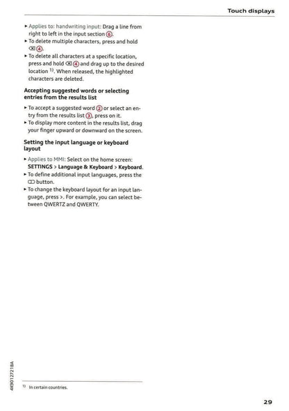 2024 Audi A7 Owner's Manual | English US