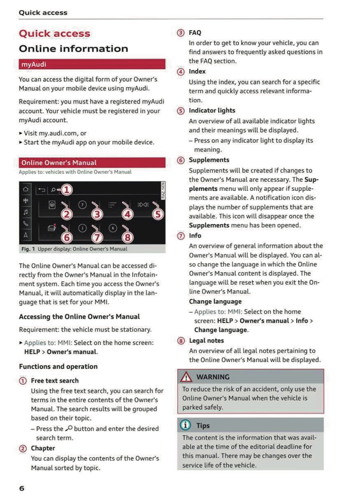 2024 Audi A7 Owner's Manual | English US