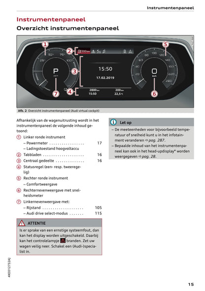 2021-2022 Audi e-tron Owner's Manual | Dutch
