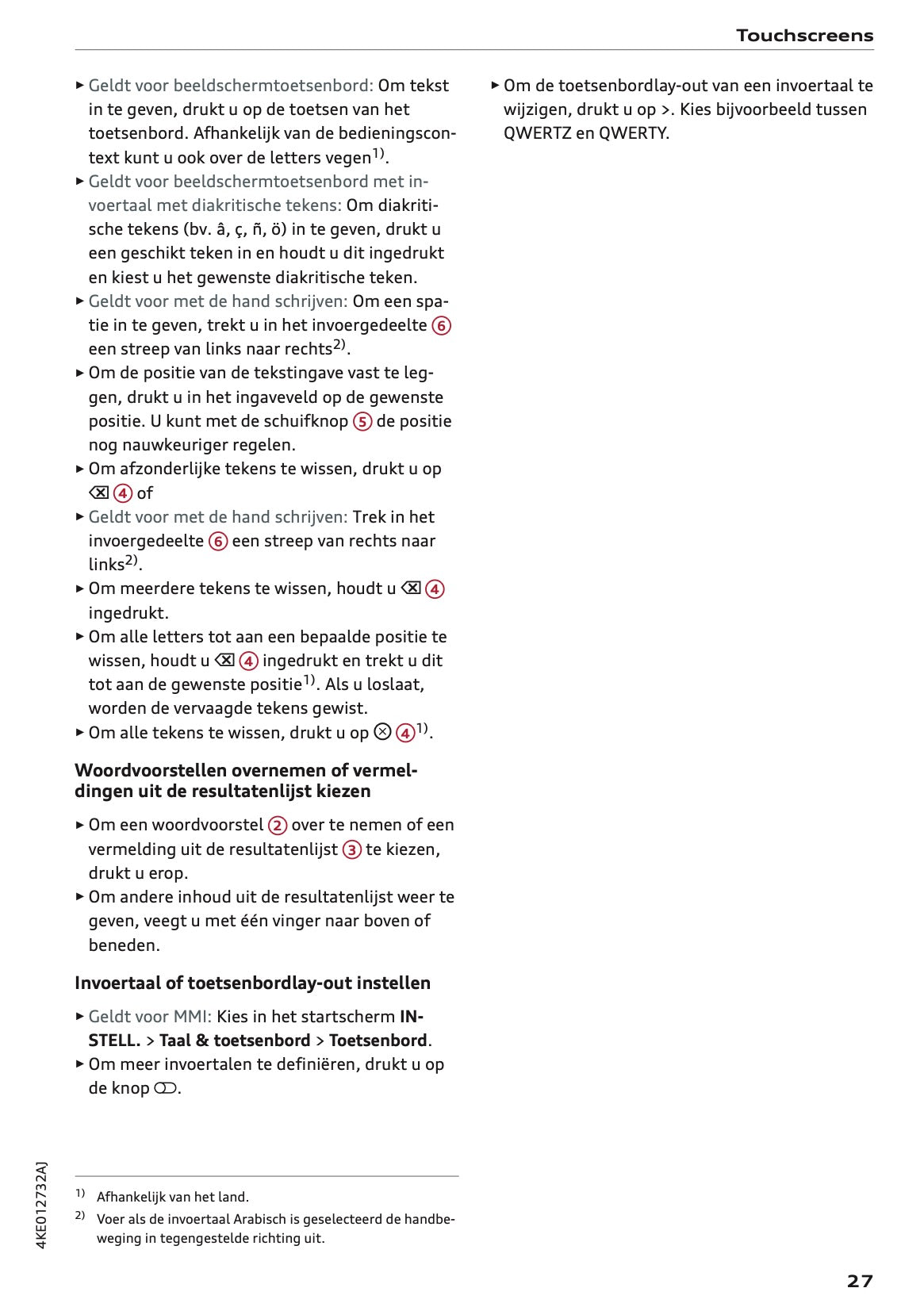 2021-2022 Audi e-tron Owner's Manual | Dutch