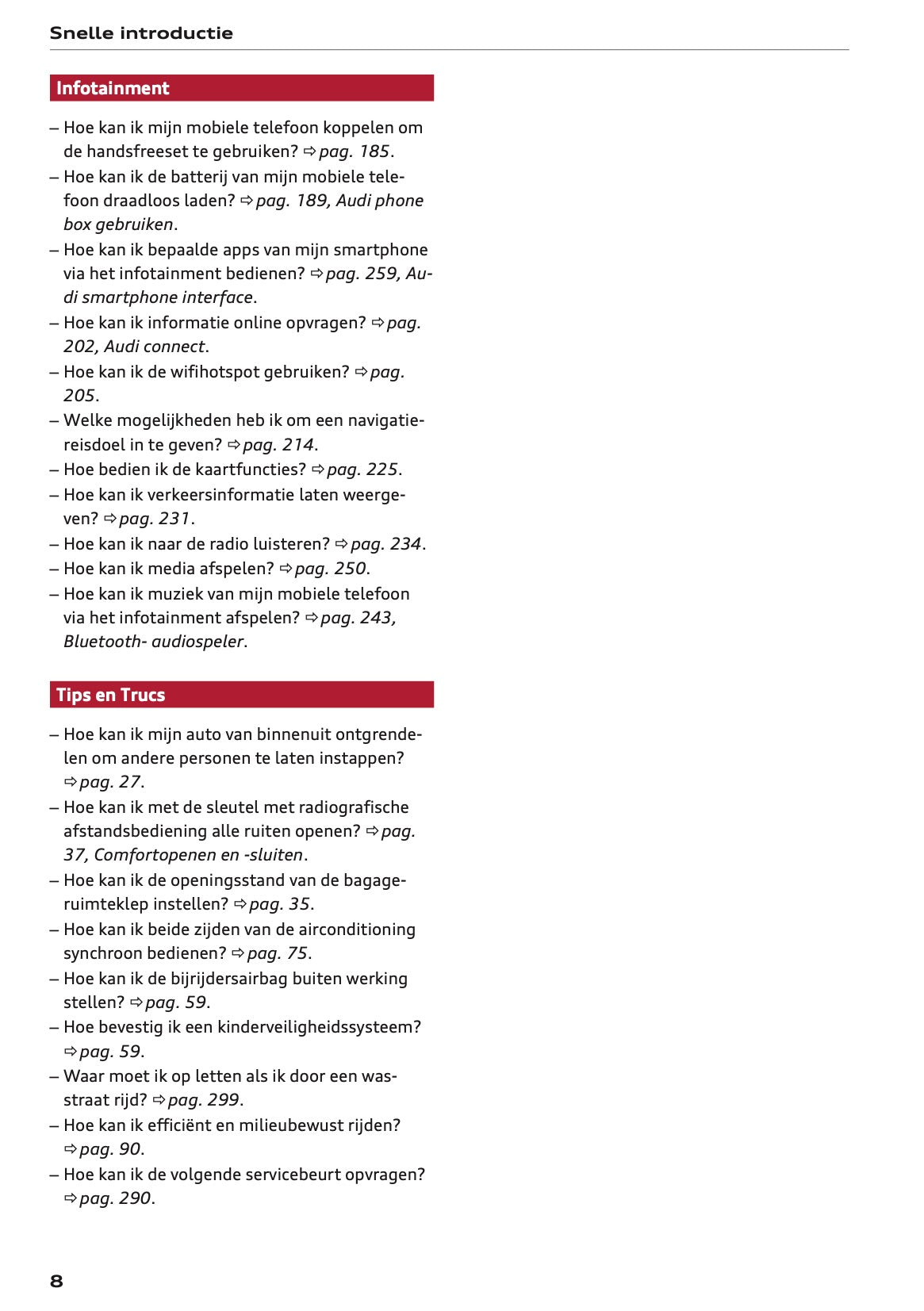 2023-2024 Audi Q2 Gebruikershandleiding | Nederlands