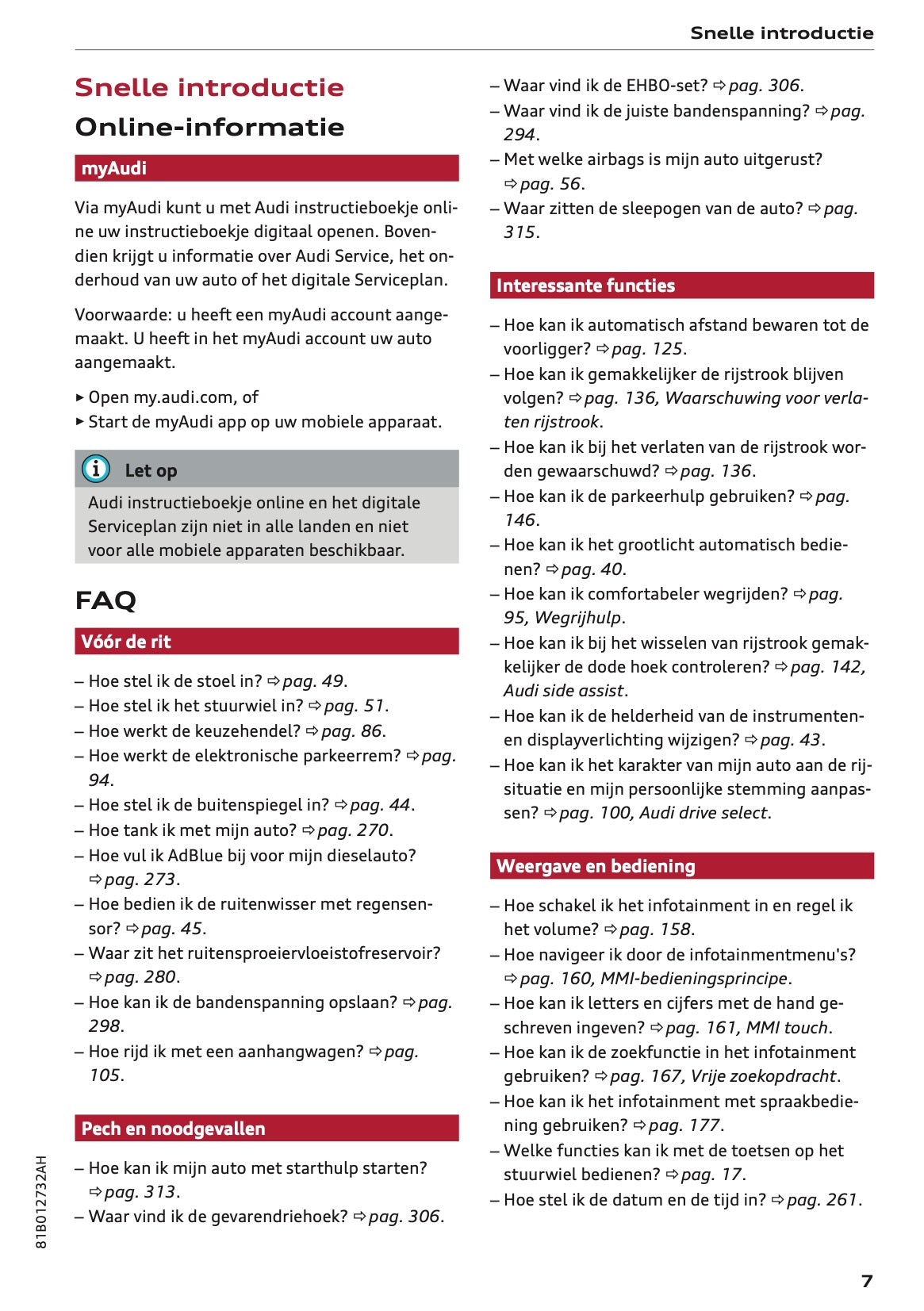 2023-2024 Audi Q2 Gebruikershandleiding | Nederlands