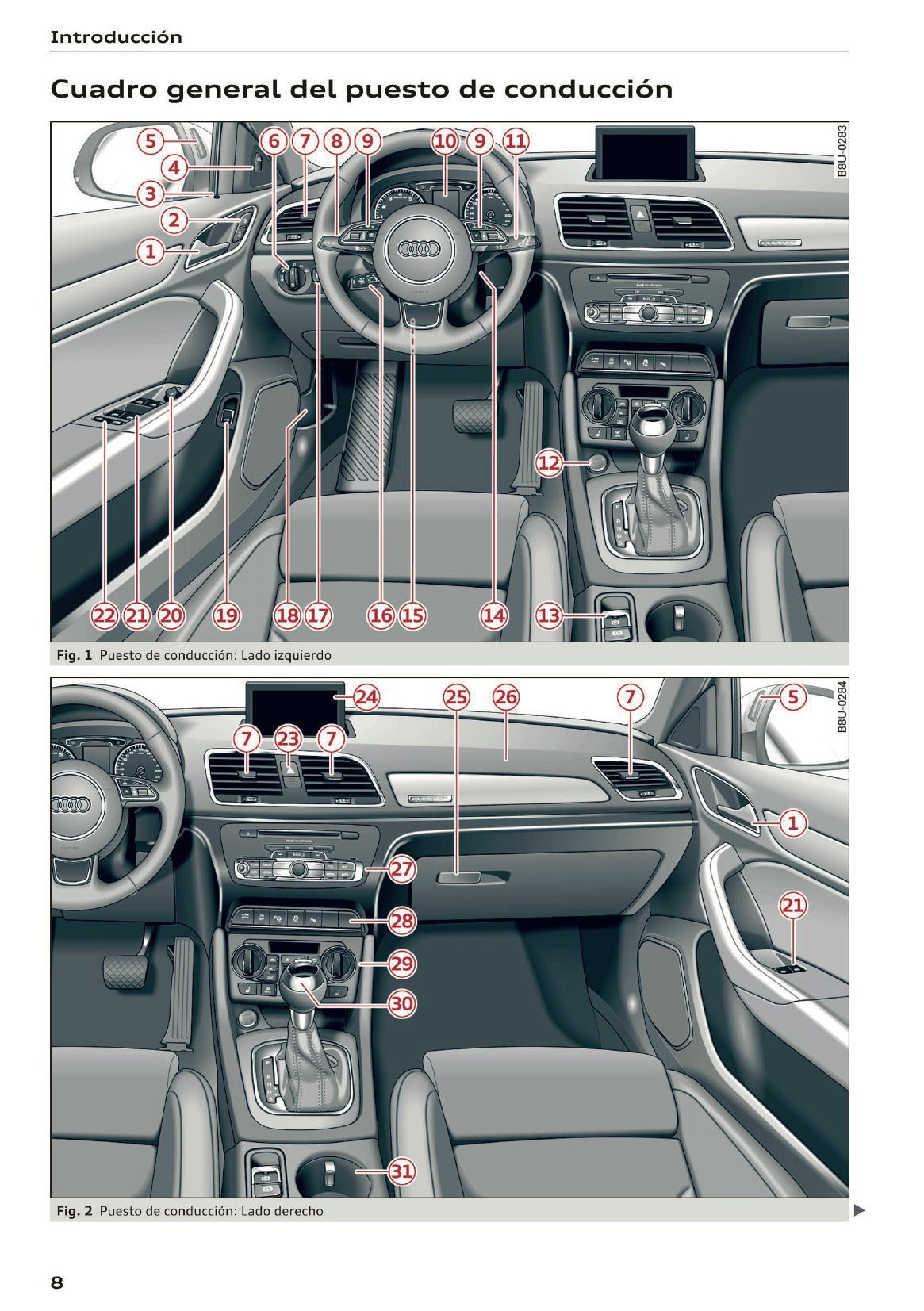 2017-2018 Audi Q3 Owner's Manual | Spanish