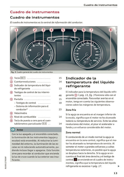 2017-2018 Audi Q3 Owner's Manual | Spanish