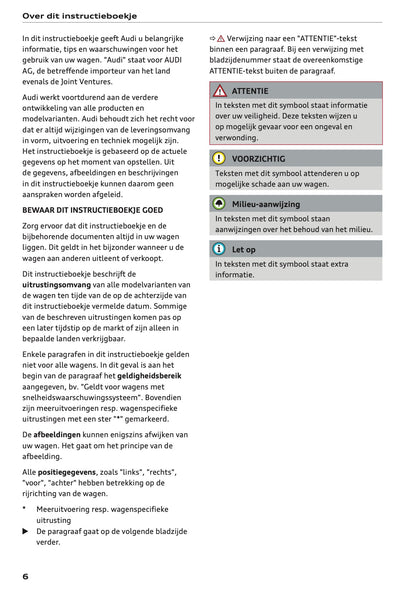 2022 Audi Q3 Owner's Manual | Dutch