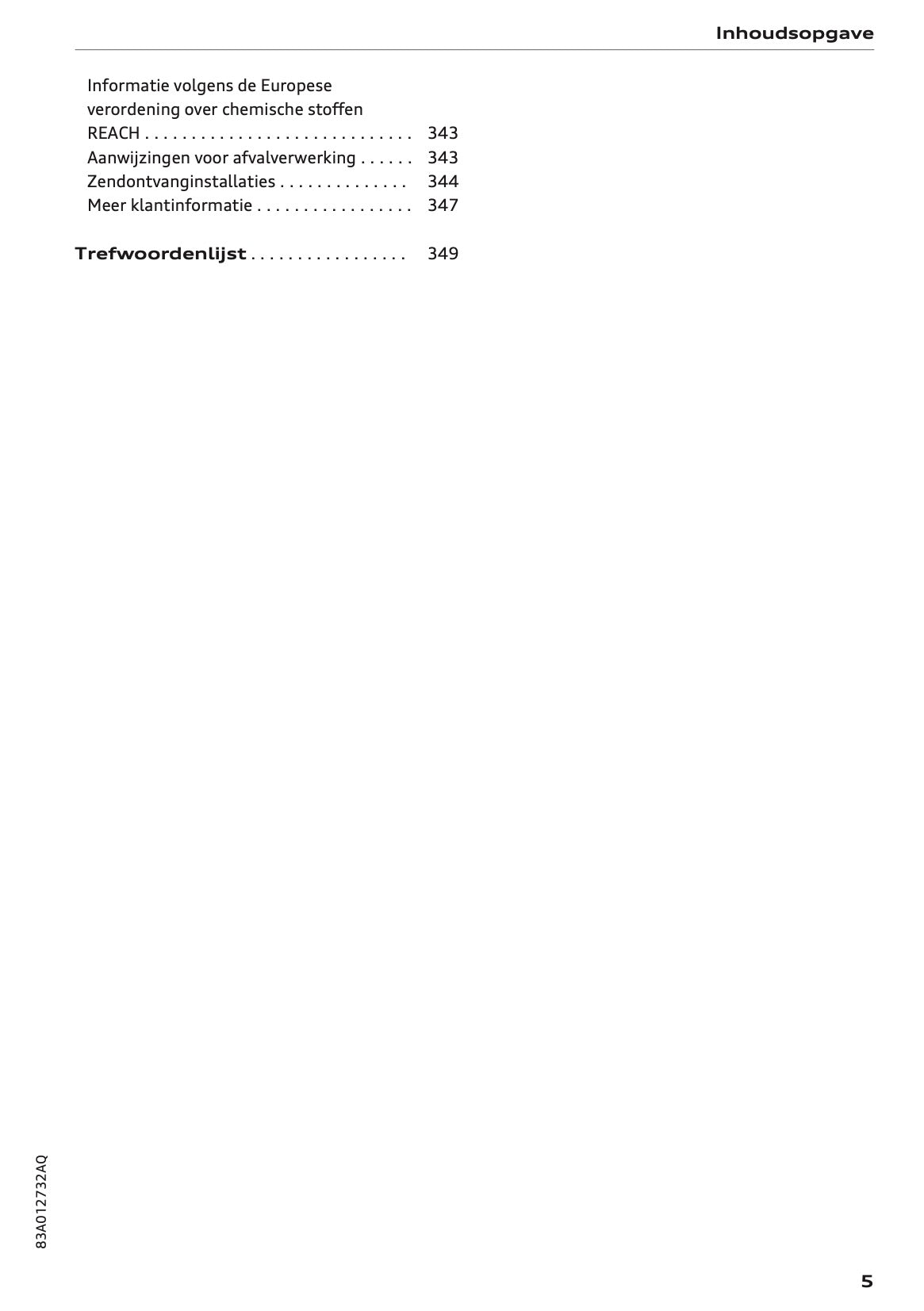 2023-2024 Audi Q3 Owner's Manual | Dutch