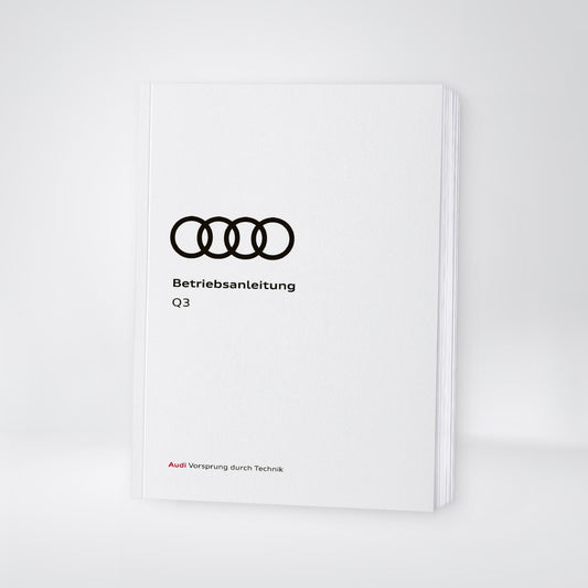 2019-2020 Audi Q3/RS Q3 Owner's Manual | German