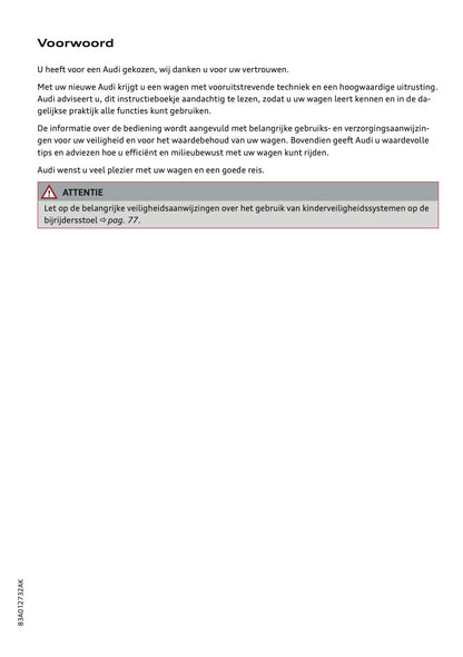 2021-2022 Audi Q3/RS Q3 Owner's Manual | Dutch
