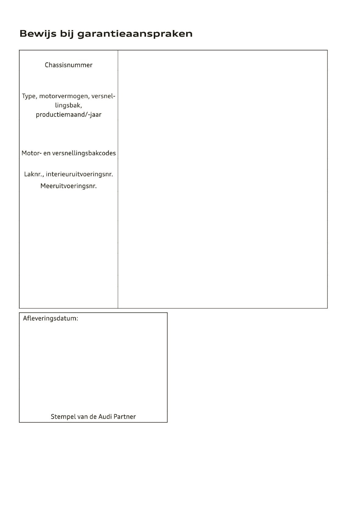 2020 Audi Q5 Owner's Manual | Dutch