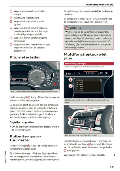 2020 Audi Q5 Owner's Manual | Dutch