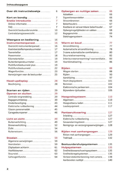 2020 Audi Q5 Owner's Manual | Dutch