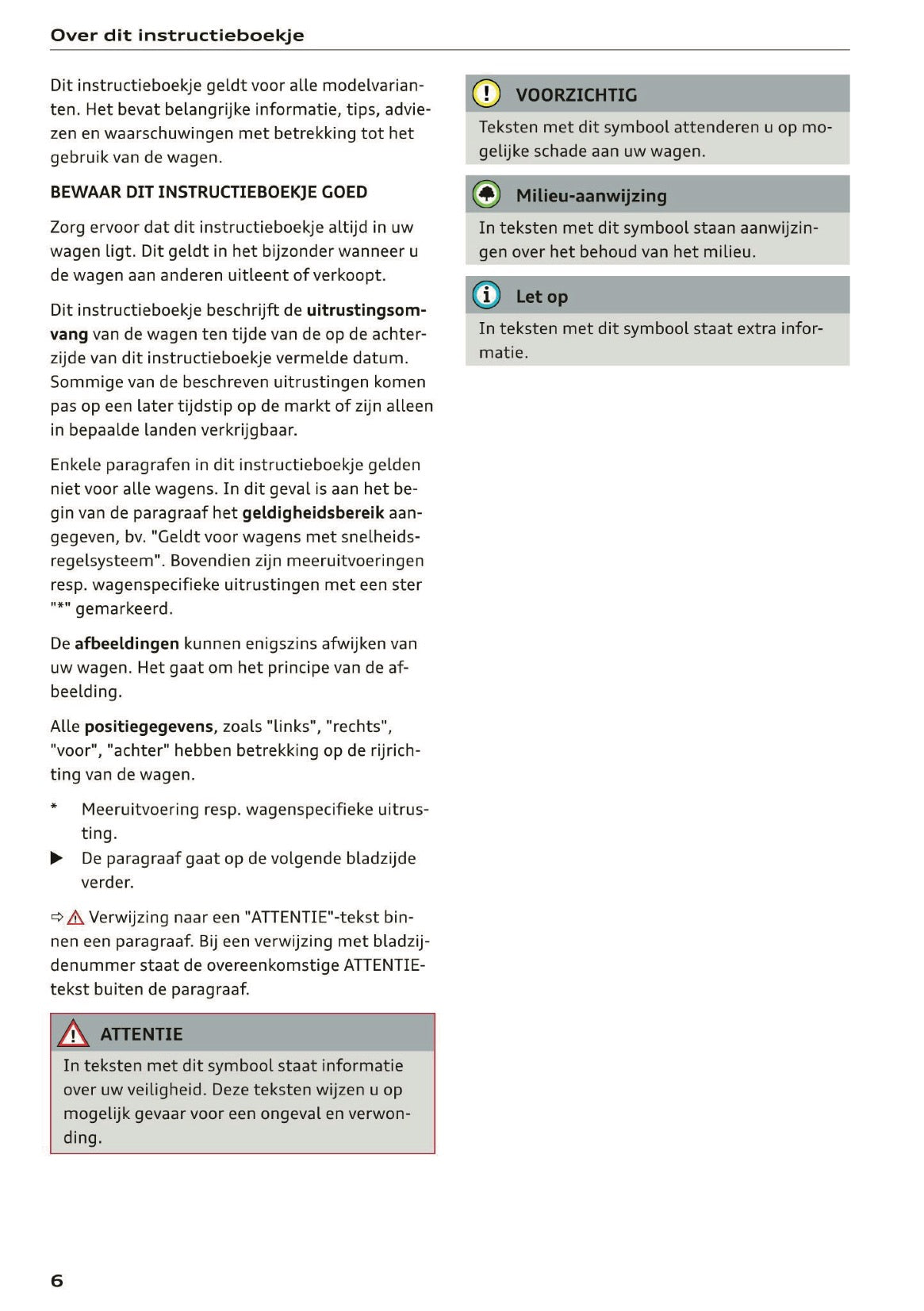 2020 Audi Q5 Owner's Manual | Dutch