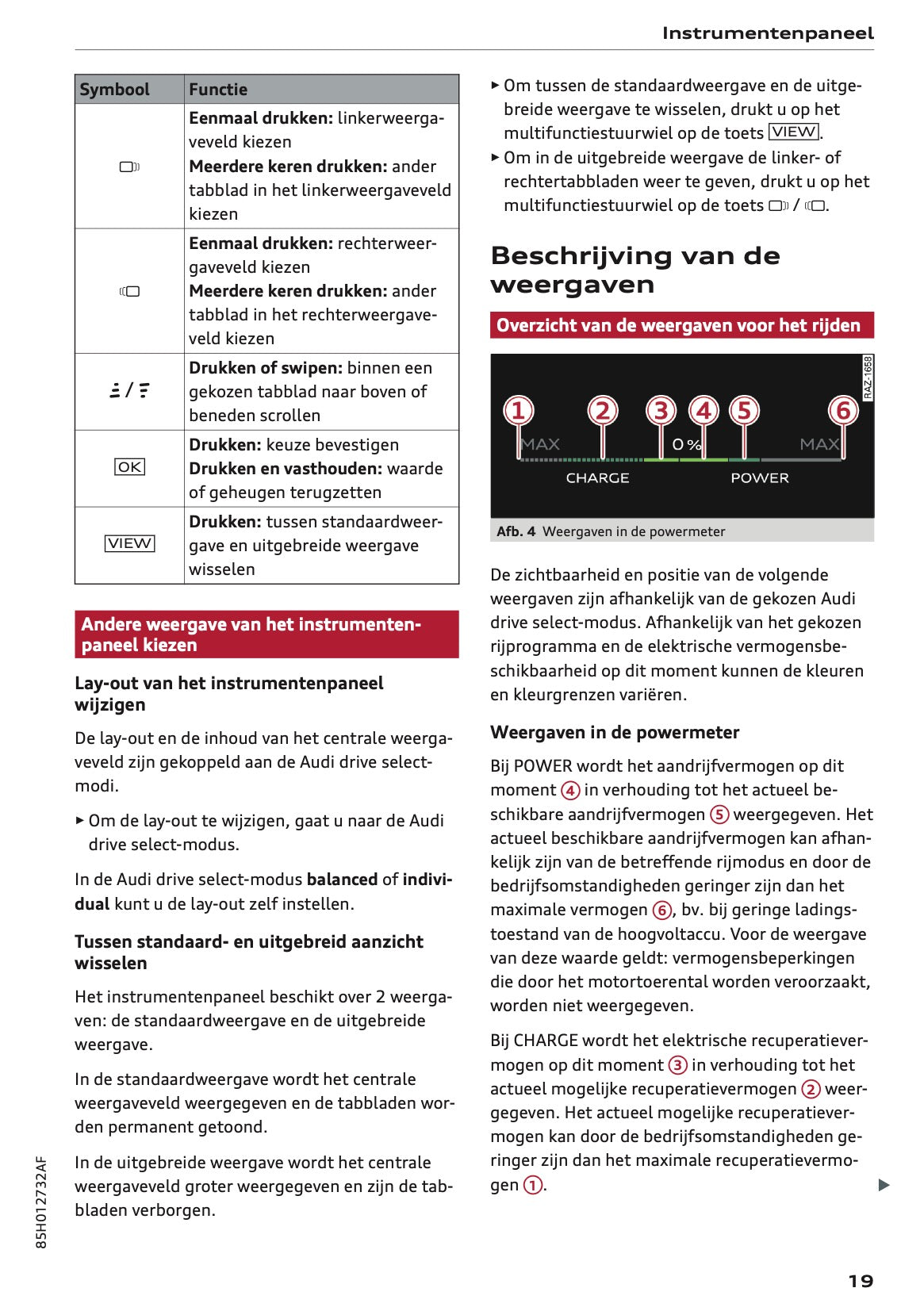 2025 Audi Q6 e-tron Owner's Manual | Dutch