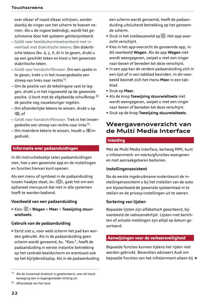 2025 Audi Q6 e-tron Owner's Manual | Dutch