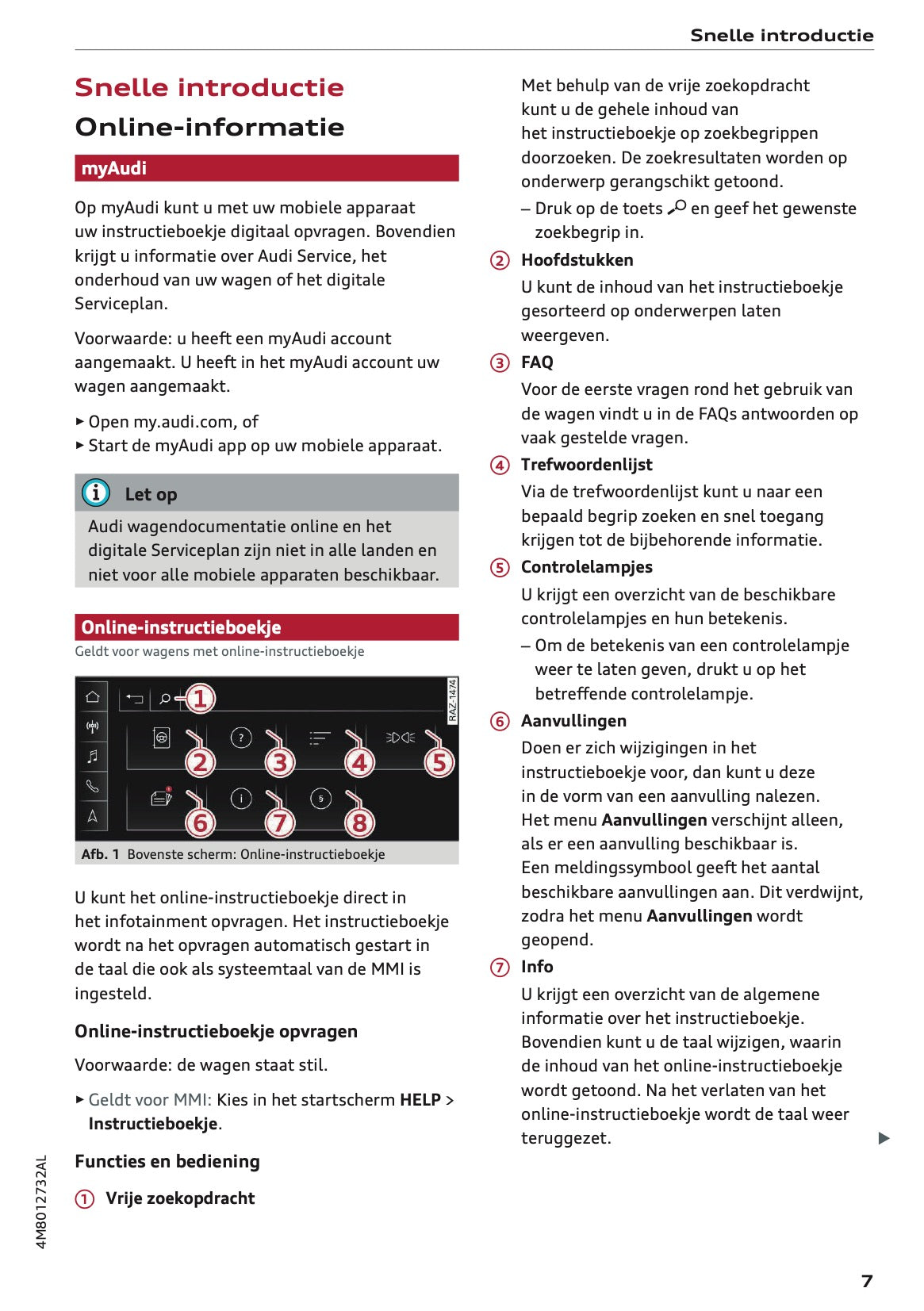 2022 Audi Q8 Gebruikershandleiding | Nederlands