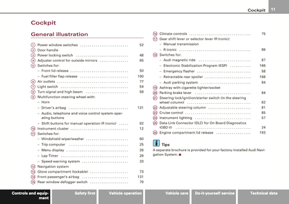 2009 Audi R8 Owner's Manual | English