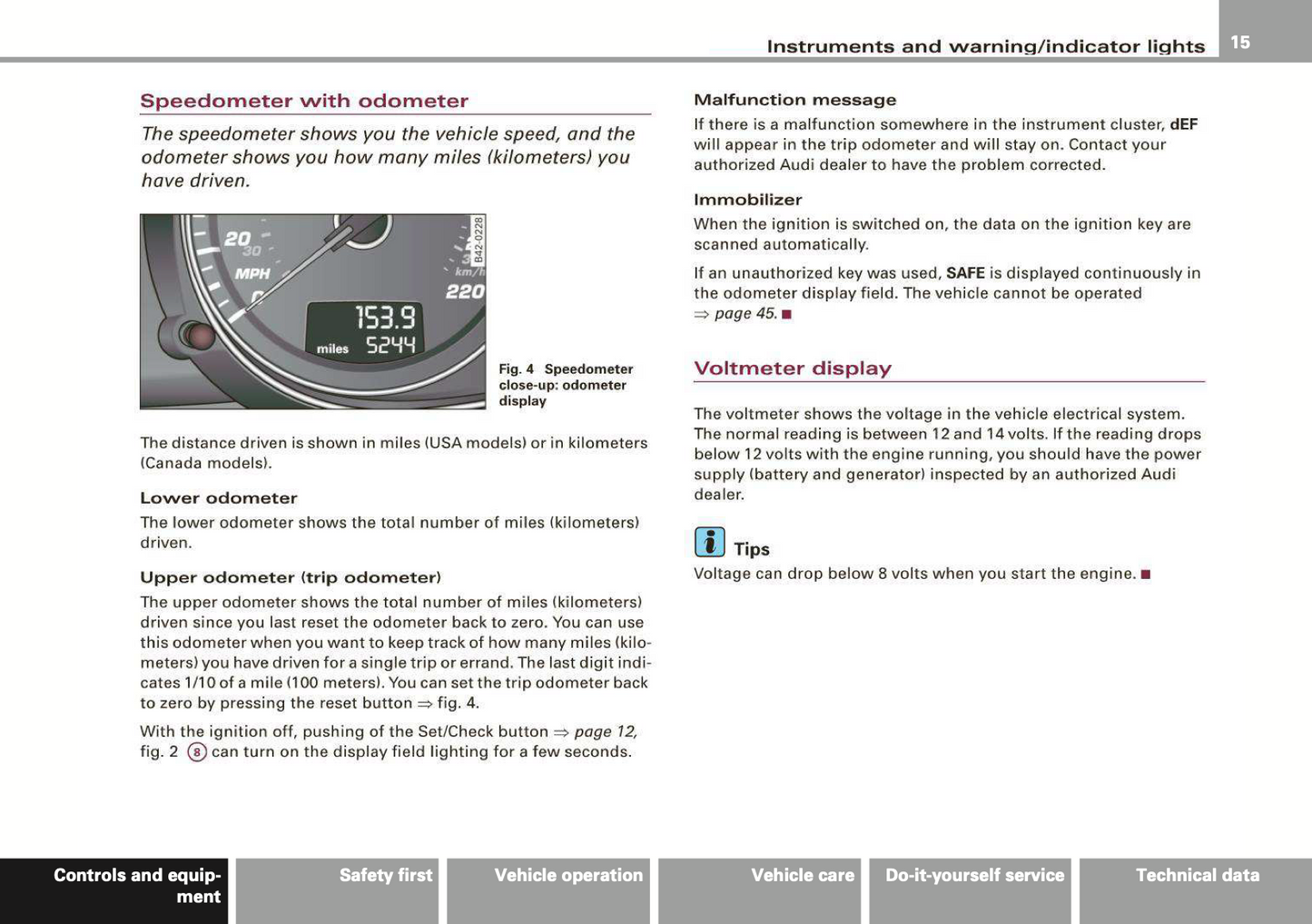 2009 Audi R8 Owner's Manual | English