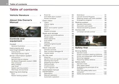 2009 Audi R8 Owner's Manual | English