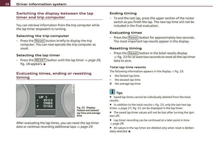 2010 Audi R8 Owner's Manual | English US