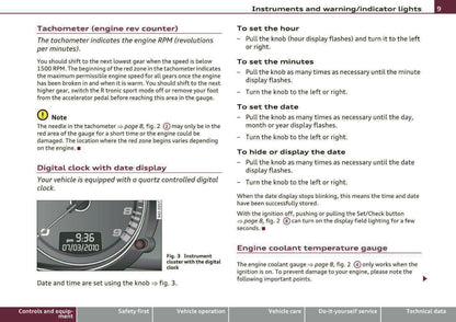 2010 Audi R8 Owner's Manual | English US