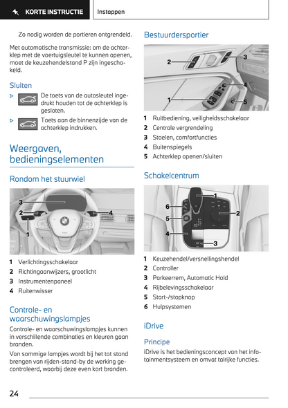 2023 BMW 1 Series Owner's Manual | Dutch