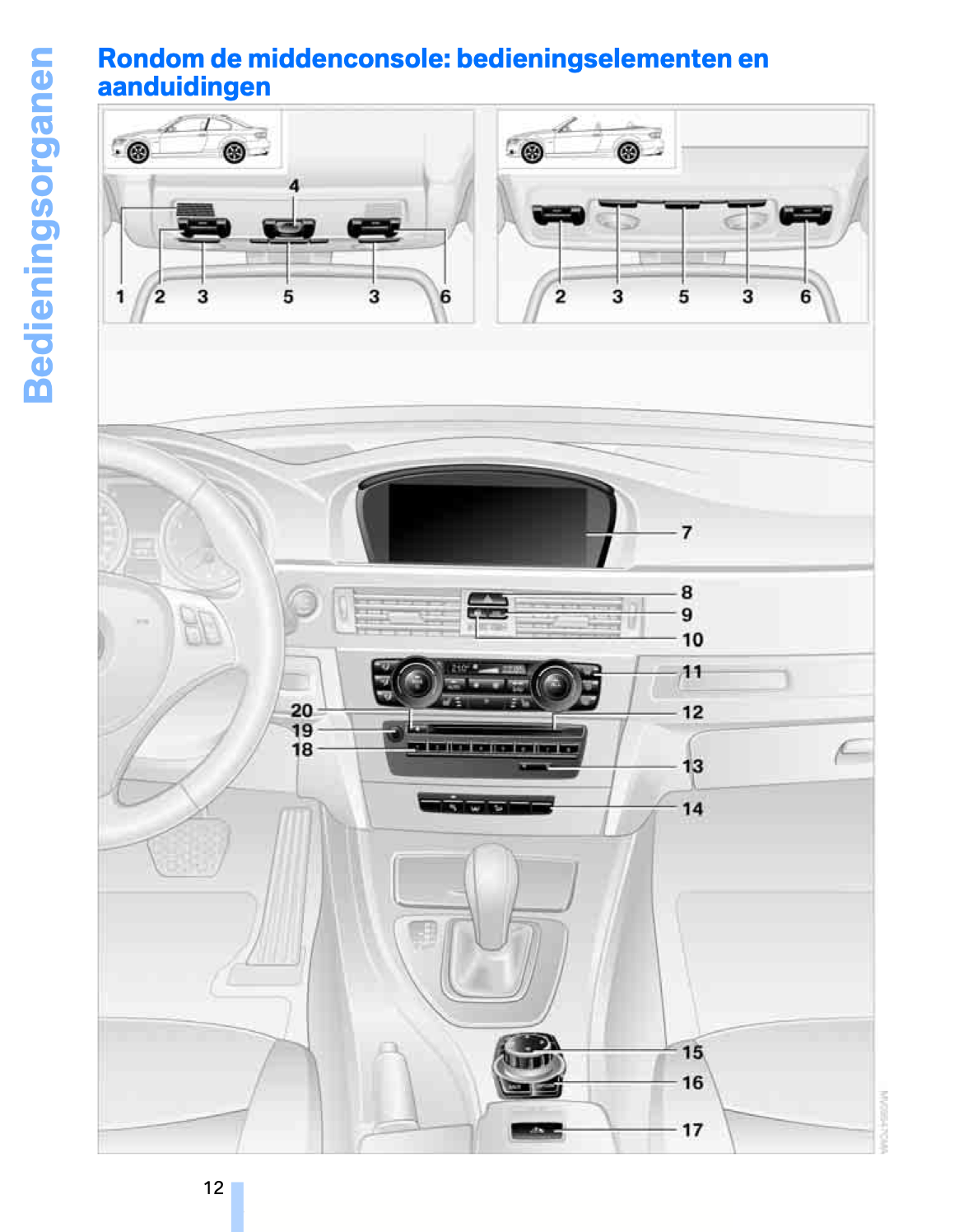 2009 BMW 3 Series Coupé/Cabrio Owner's Manual | Dutch