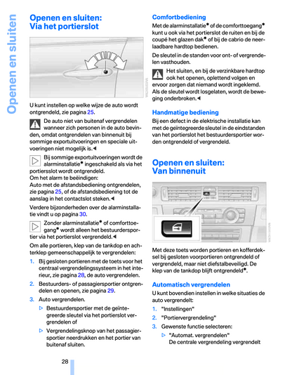 2009 BMW 3 Series Coupé/Cabrio Owner's Manual | Dutch