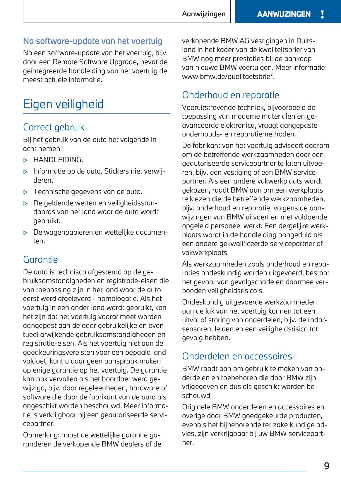 2023 BMW 3 Serie Touring Plug-in-Hybrid Gebruikershandleiding | Nederlands