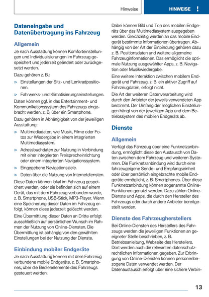 2018 BMW 5 Series Touring Owner's Manual | German