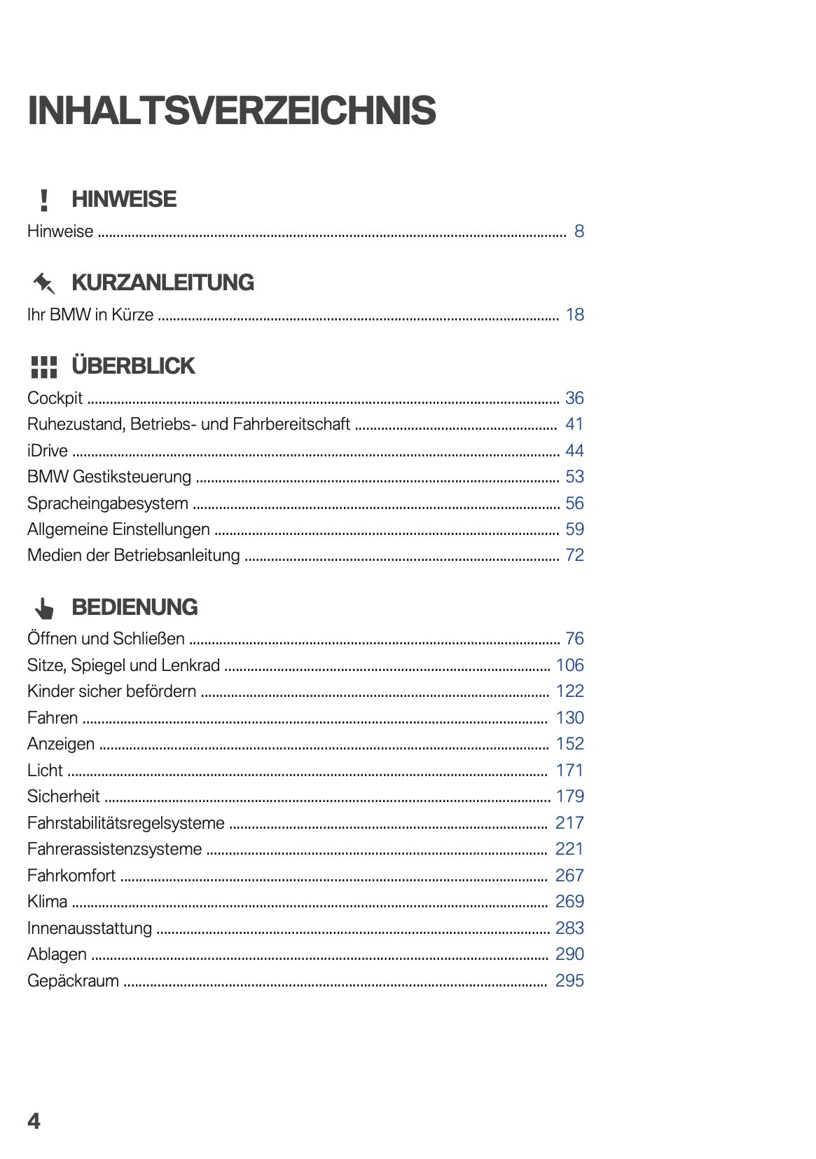 2018 BMW 5 Series Touring Owner's Manual | German