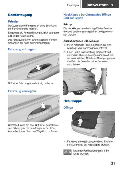 2019 BMW 5 Series Touring Owner's Manual | German